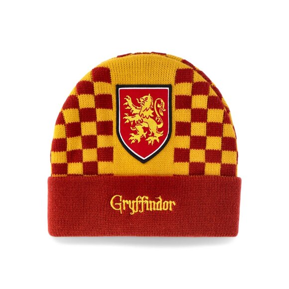 Beanie Knit Hat Harry Potter Gryffindor Embroidered One Size Fits Most Brand New - Picture 5 of 5